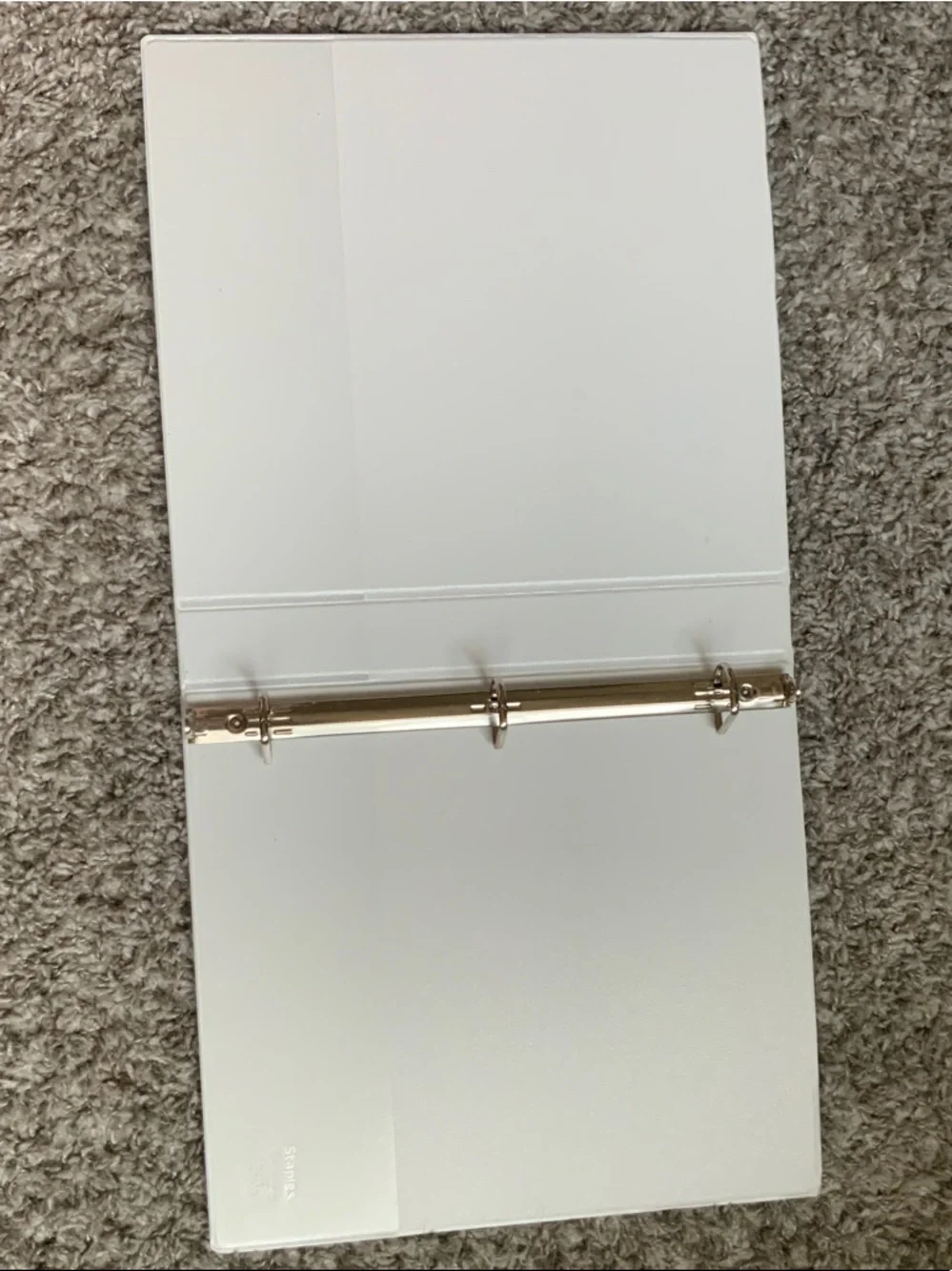 Staples Standard 3-Ring Binder in Purple